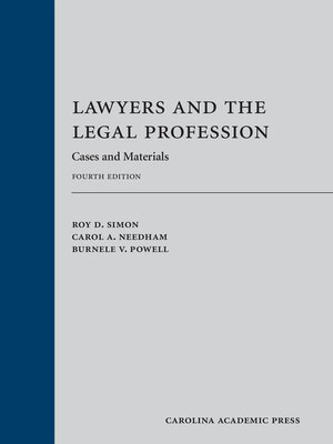 cover image of Lawyers and the Legal Profession